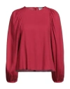 Merci .., Woman Top Brick Size L Polyester In Red