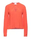 Merci .., Woman Top Orange Size M Acetate, Viscose