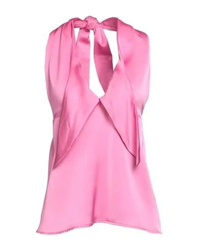 Merci .., Woman Top Pink Size M Polyester