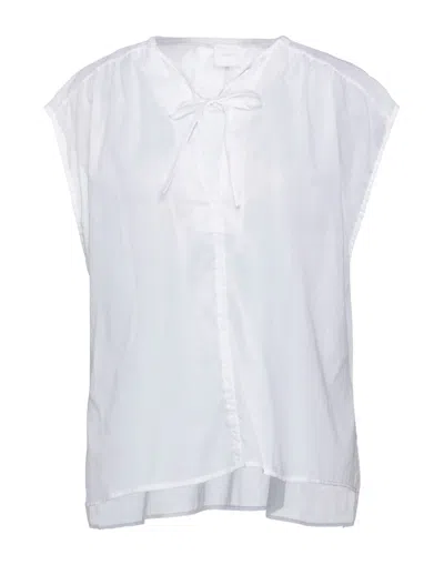 Merci .., Woman Top White Size Xs Cotton