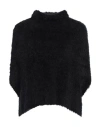 Merci .., Woman Turtleneck Black Size Onesize Polyamide