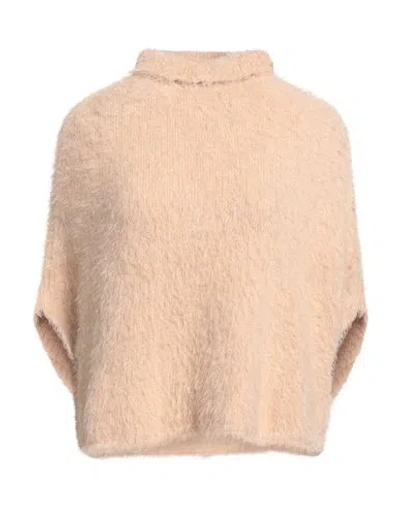 Merci .., Woman Turtleneck Blush Size Onesize Polyamide In Pink