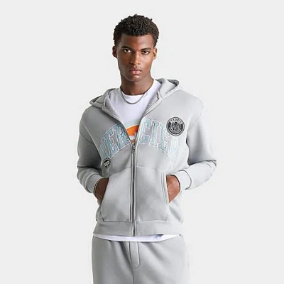 Mercier Men's  Institute Fleece Full-zip Hoodie In Gray