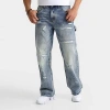 Mercier Men's Stressed Relaxed Hammer Denim Jeans In Light Wash