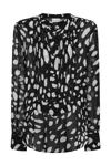 Mercy Delta Women's Black / White Rufford Shirt Cosmopolitan Mono In Black/white