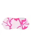 Mercy Delta Women's Pink / Purple Babbington Eye Mask, Imaginary Paradise Bubblegum In Pink/purple