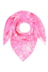 Mercy Delta Women's Pink / Purple Silk Habutai Scarf Bay Breeze Bubblegum In Pink/purple