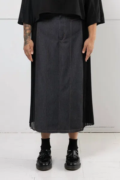Mercy House Harmony Skirt In Denim In Multi