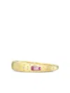 Meredith Young 18k Yellow Gold Supernova Pink Sapphire And Diamond Ring In Gold