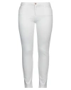 !m?erfect Woman Jeans Ivory Size 32 Cotton, Elastane In White