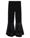 !m?erfect Woman Pants Black Size S Viscose, Polyurethane, Elastane, Polyester In Black