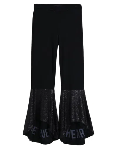 !m?erfect Woman Pants Black Size S Viscose, Polyurethane, Elastane, Polyester