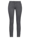 !m?erfect Woman Pants Lead Size 29 Cotton, Elastane In Grey