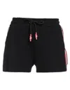 !m?erfect Woman Shorts & Bermuda Shorts Black Size Xs Viscose, Polyurethane, Elastane In Black