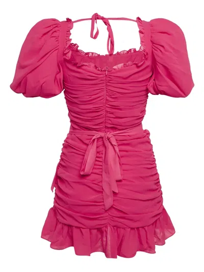 Pre-owned Mergim Magda Ruched Dress