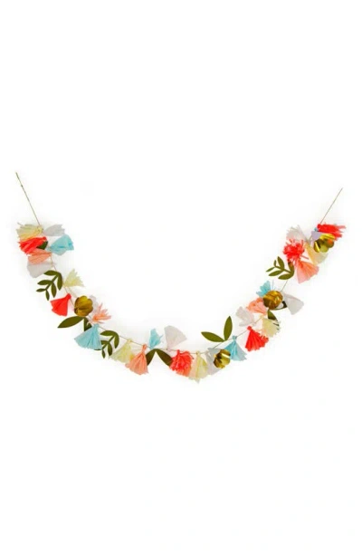 Meri Meri Flower Bouquet Party Garland In Multi