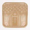 Meri Meri Gingerbread House Tray In Brown In Brown