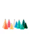 Meri Meri Rainbow Forest Honeycomb Decorations In Multi