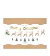 Meri Meri Santa, Sleigh And Reindeer Garland In Brown