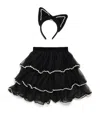 Meri Meri Tulle Cat Costume Set In Black