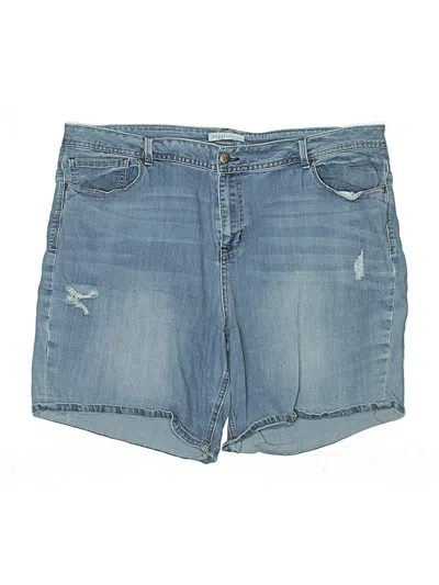 Pre-owned Meri Skye Denim Shorts In Blue