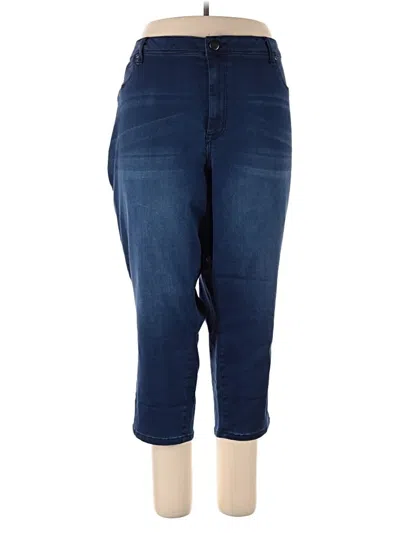 Pre-owned Meri Skye Jeggings In Blue