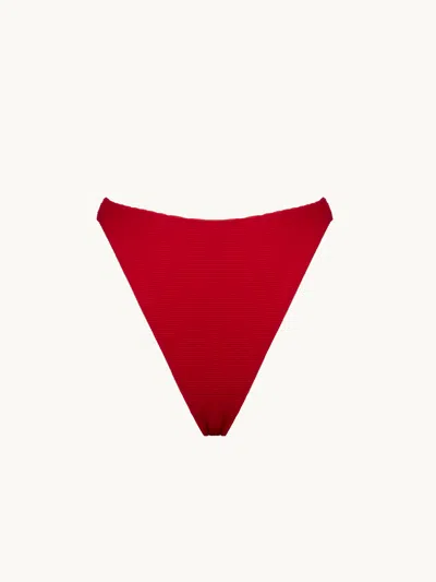 Meridian Swim Horizon Bikini Bottom Red L