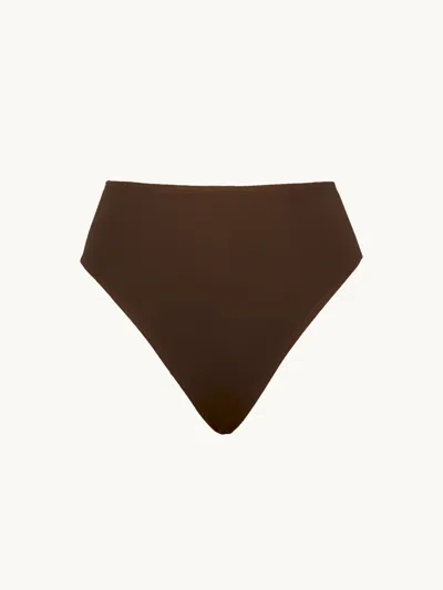 Meridian Swim Tropic Bikini Bottom Umber L In Brown