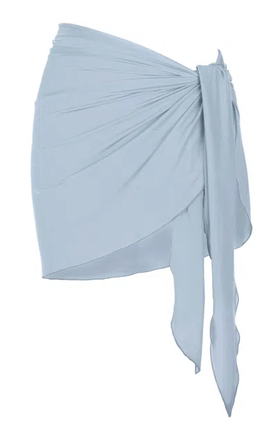 Meridian Swimwear Exclusive La Isla Meridian Sarong In Blue