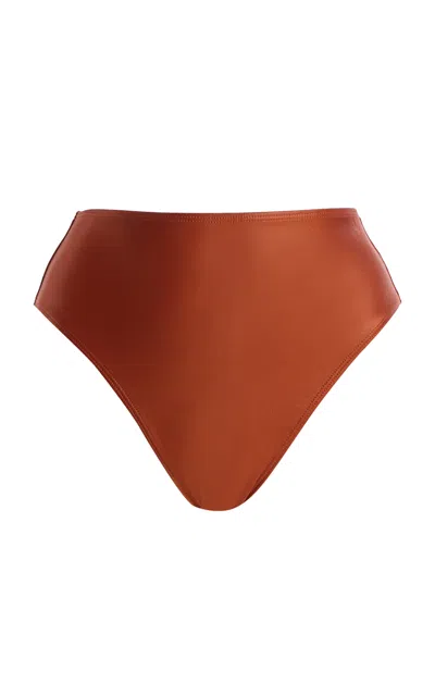 Meridian Swimwear Exclusive La Isla Tropic Bikini Bottom In Orange