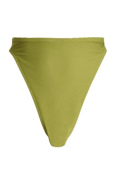 Meridian Swimwear Horizon Bikini Bottom In Green