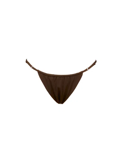 Meridian Swimwear Women's Equator Bikini Bottom - Brown