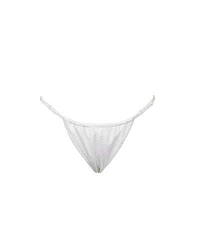 Meridian Swimwear Women's Equator Bikini Bottom - Optic White