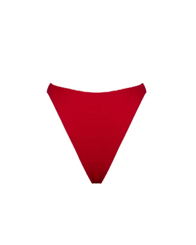 Meridian Swimwear Women's Horizon Bikini Bottom - Red