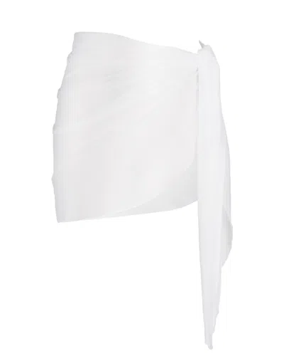 Meridian Swimwear Women's Meridian Sarong - Optic White