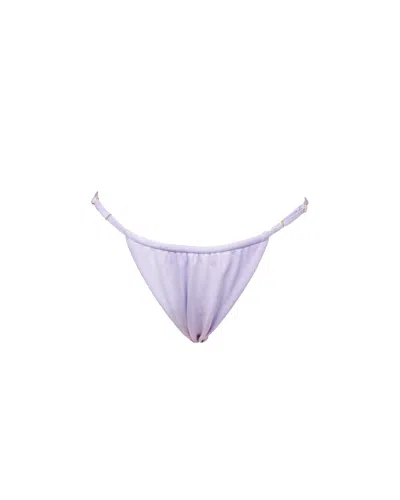 Meridian Swimwear Women's Pink / Purple Equator Bikini Bottom - Lavender In Pink/purple