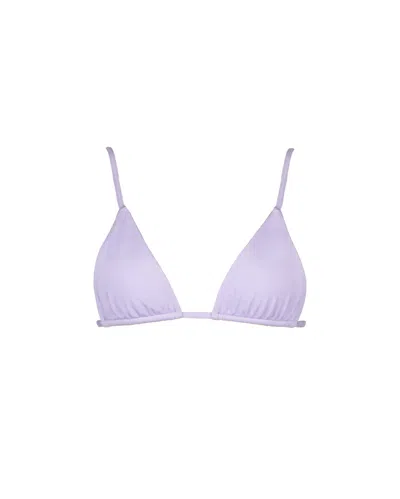 Meridian Swimwear Women's Pink / Purple Equator Bikini Top - Lavender In Pink/purple