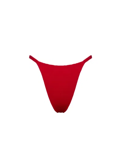 Meridian Swimwear Women's Solstice Bikini Bottom - Red