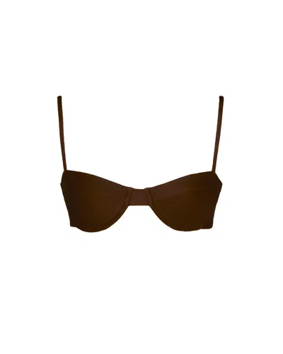 Meridian Swimwear Women's Solstice Bikini Top - Brown