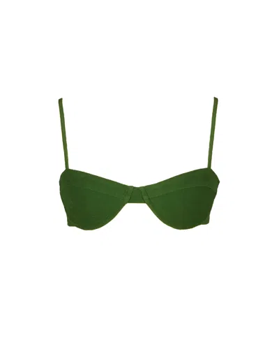 Meridian Swimwear Women's Solstice Bikini Top - Green