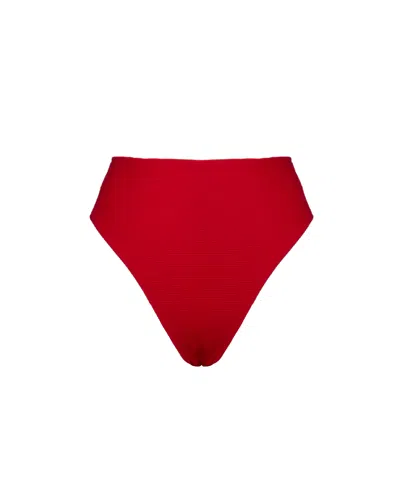 Meridian Swimwear Women's Tropic Bikini Bottom - Red