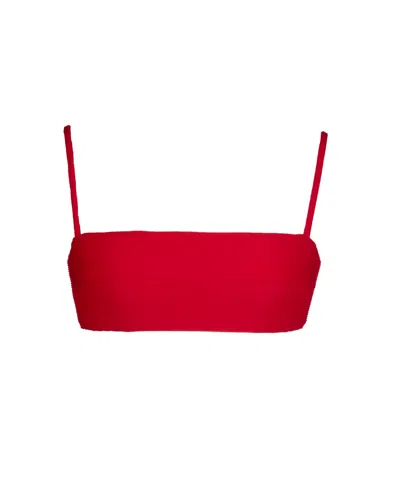 Meridian Swimwear Women's Tropic Bikini Top - Red