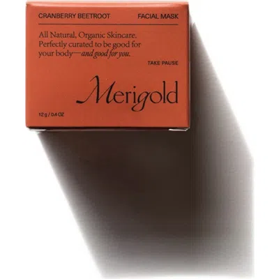 Merigold Cranberry Beetroot Mask In Transparent