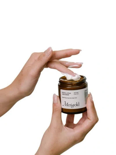 Merigold Mindful Citrus Hand Cream In Transparent