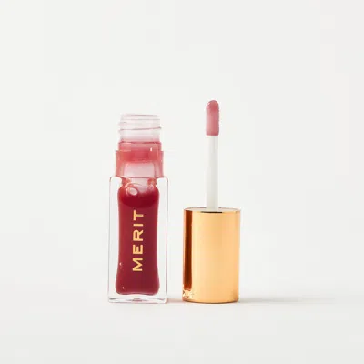 Merit Beauty Shade Slick Tinted Lip Oil In Mapleton