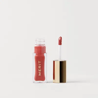 Merit Beauty Shade Slick Tinted Lip Oil In Pink Beet