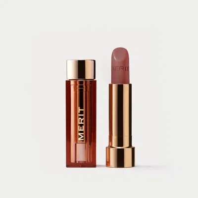 Merit Beauty Signature Lipstick Lightweight Lipstick In Baby In Pink