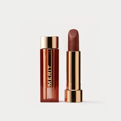 Merit Beauty Signature Lipstick Lightweight Lipstick In L'avenue