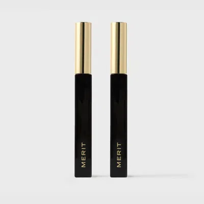 Merit Beauty The Clean Lash Duo Your Go-to Lengthening Mascara — In Your Choice Of Shades.