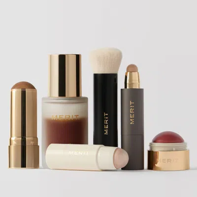 Merit Beauty The Complexion Set The Complete Set Of Complexion Essentials.